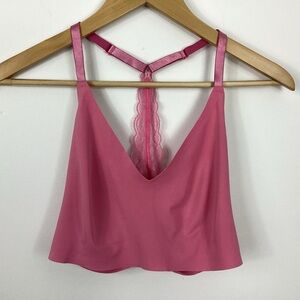 True And Co. Triangle Lace Racerback Bralette Size Large